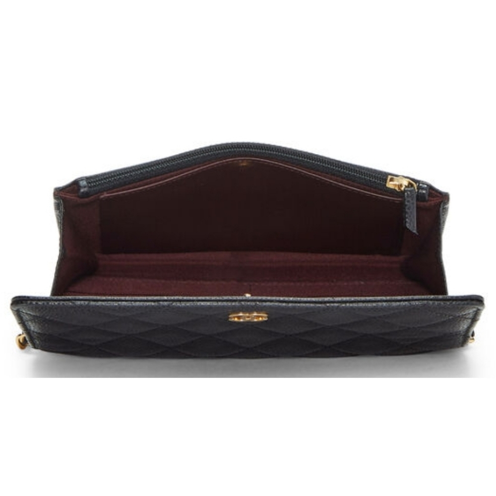 Chanel Black Quilted Caviar Leather WOC - Picture 6 of 10